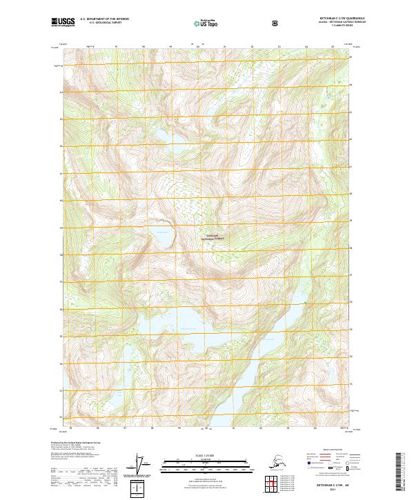 Ketchikan C-2 SW, AK — USGS 7.5-minute topo (2021)