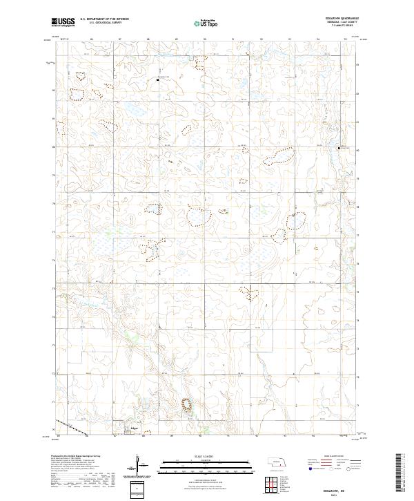 Edgar NW, NE — USGS 7.5-minute topo (2021)