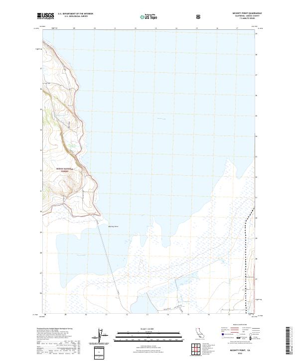McGinty Point, CA — USGS 7.5-minute topo (2022)