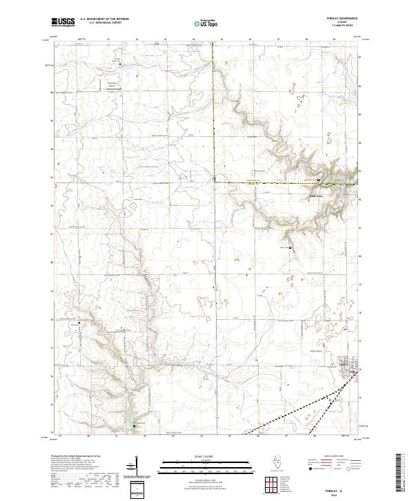 Findlay, IL — USGS 7.5-minute topo (2024)