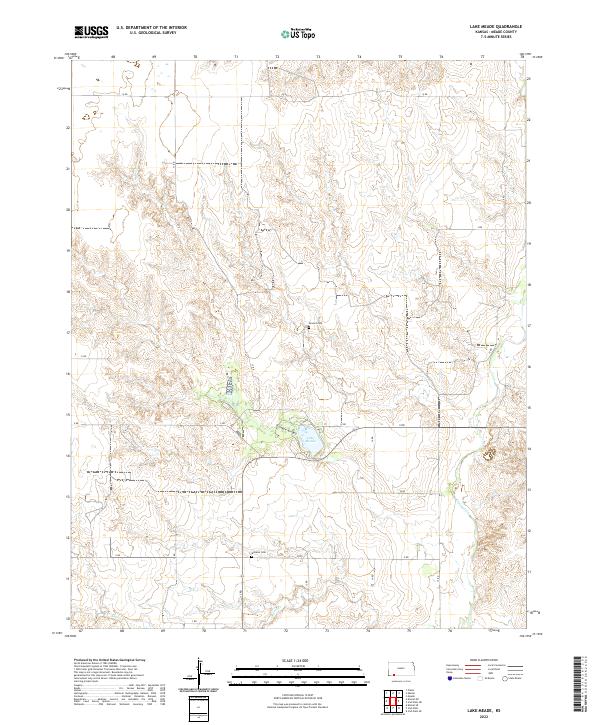 Lake Meade, KS — USGS 7.5-minute topo (2022)