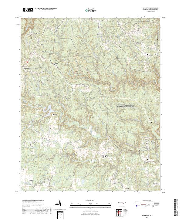 Stockton, TN — USGS 7.5-minute topo (2022)