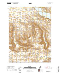 Iliamna B-5 SW, AK — USGS 7.5-minute topo (2018)