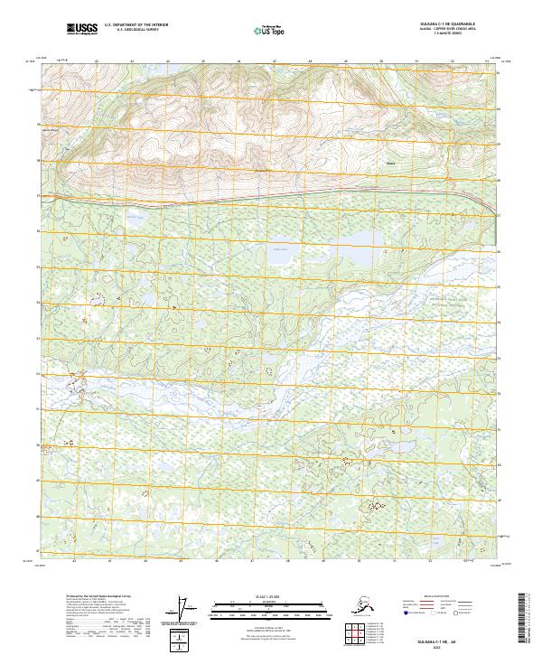 Gulkana C-1 NE, AK — USGS 7.5-minute topo (2023)