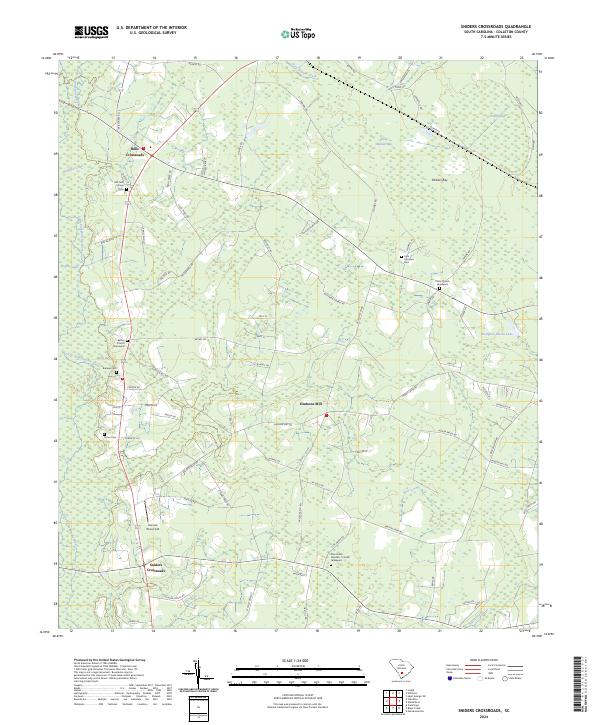 Sniders Crossroads, SC — USGS 7.5-minute topo (2024)