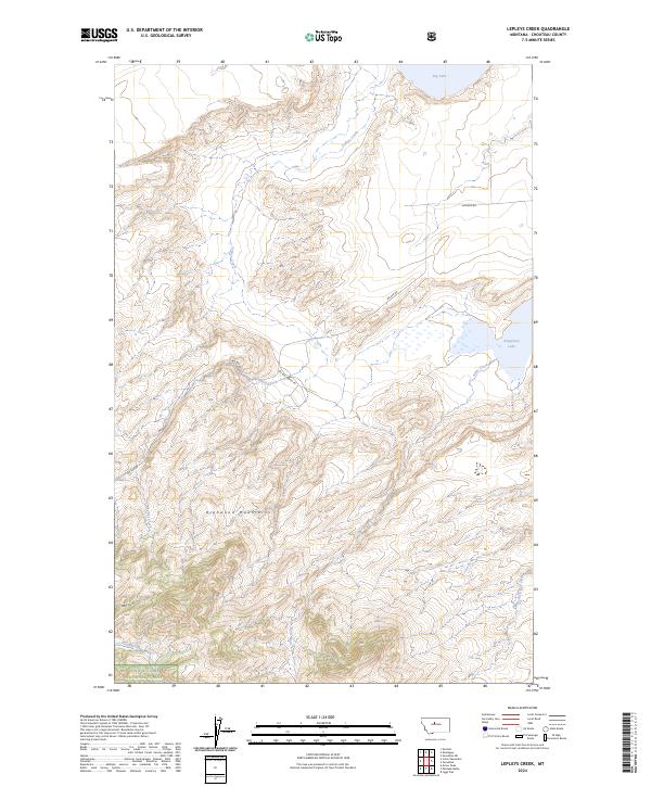 Lepleys Creek, MT — USGS 7.5-minute topo (2024)