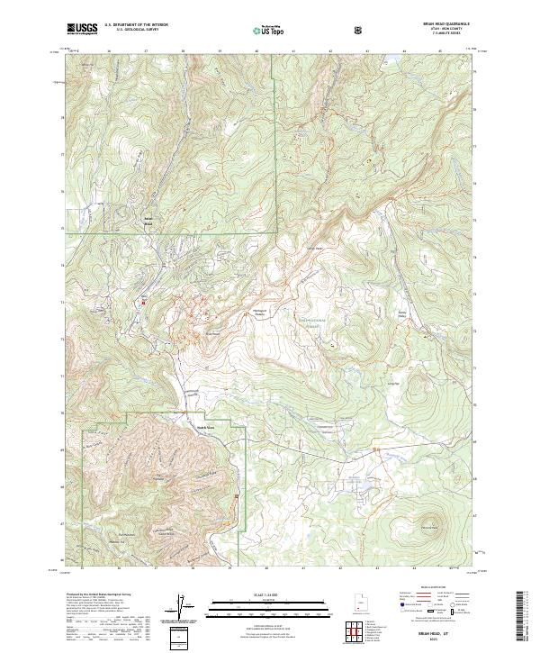 Brian Head, UT — USGS 7.5-minute topo (2023)