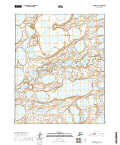 Teshekpuk A-1 NE, AK — USGS 7.5-minute topo (2020)