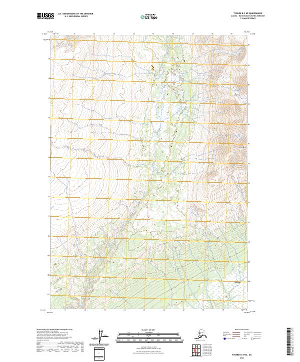 Tyonek B-3 NE, AK — USGS 7.5-minute topo (2023)