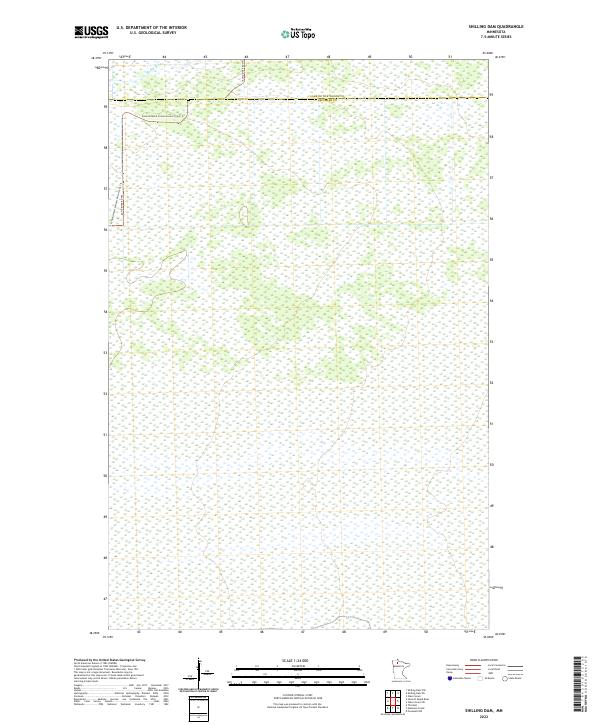 Shilling Dam, MN — USGS 7.5-minute topo (2022)