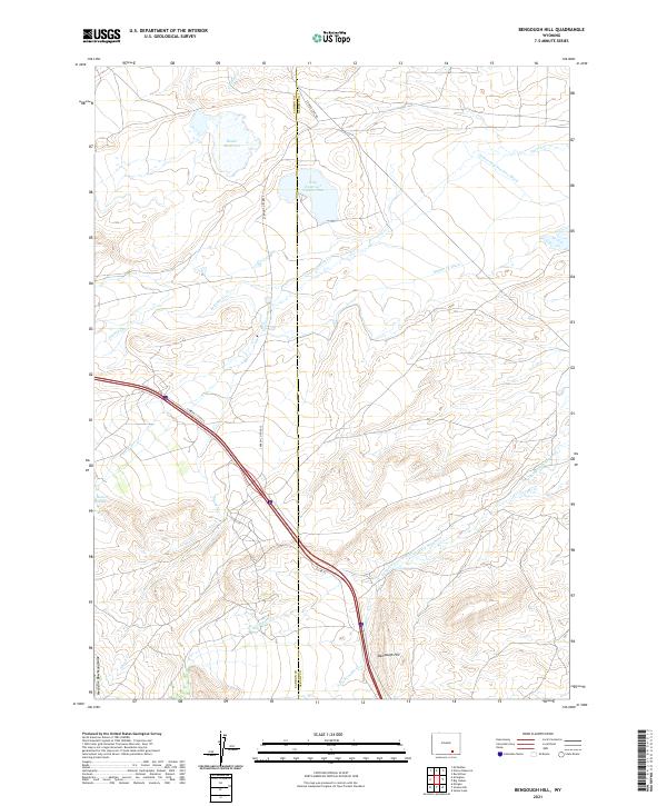 Bengough Hill, WY — USGS 7.5-minute topo (2021)
