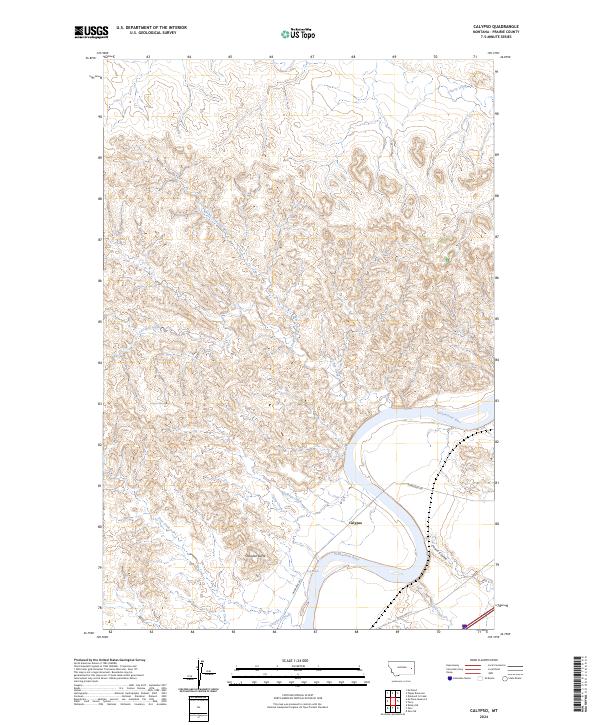 Calypso, MT — USGS 7.5-minute topo (2024)