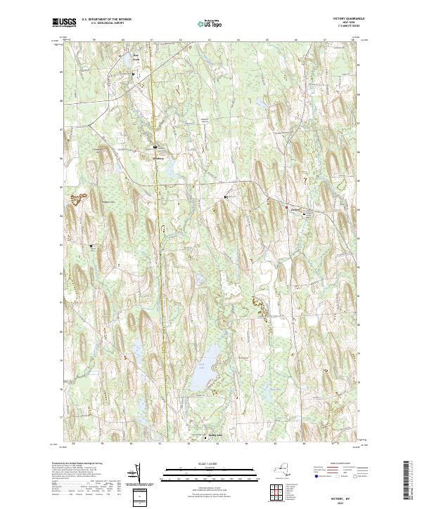 Victory, NY — USGS 7.5-minute topo (2023)