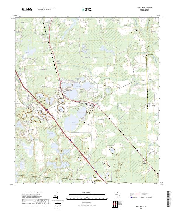 Lake Park, GA-FL — USGS 7.5-minute topo (2024)