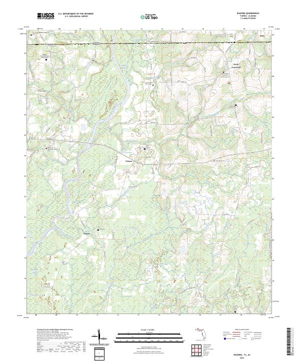 Izagora, FL-AL — USGS 7.5-minute topo (2024)