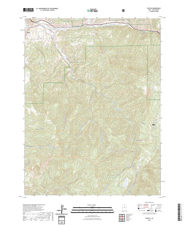 Thistle, UT — USGS 7.5-minute topo (2023)