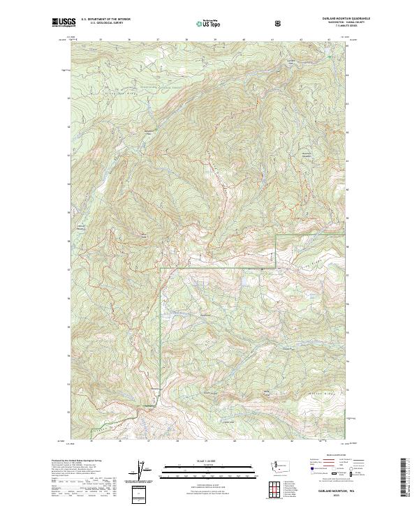 Darland Mountain, WA — USGS 7.5-minute topo (2023)