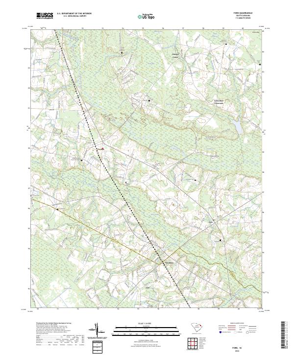 Fork, SC — USGS 7.5-minute topo (2024)