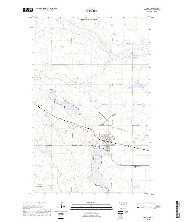 Crosby, ND-SK — USGS 7.5-minute topo (2024)