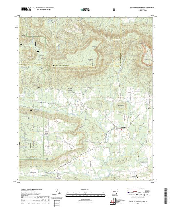 Chickalah Mountain East, AR — USGS 7.5-minute topo (2024)