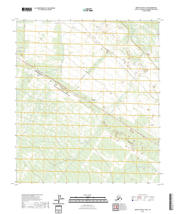 Mount Hayes D-3 NW, AK — USGS 7.5-minute topo (2024)