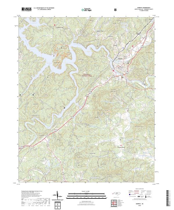Murphy, NC — USGS 7.5-minute topo (2022)