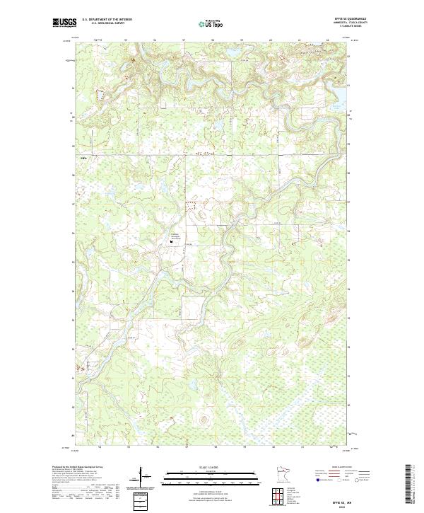 Effie SE, MN — USGS 7.5-minute topo (2022)