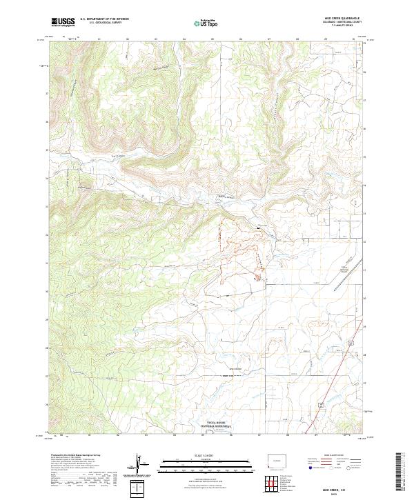 Mud Creek, CO — USGS 7.5-minute topo (2022)