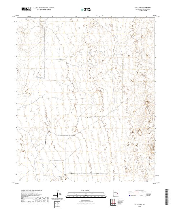 Culp Ranch, NM — USGS 7.5-minute topo (2023)