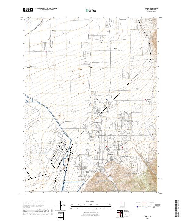 Tooele, UT — USGS 7.5-minute topo (2023)
