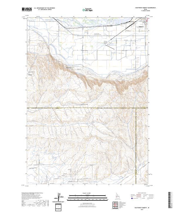 Southwest Emmett, ID — USGS 7.5-minute topo (2023)