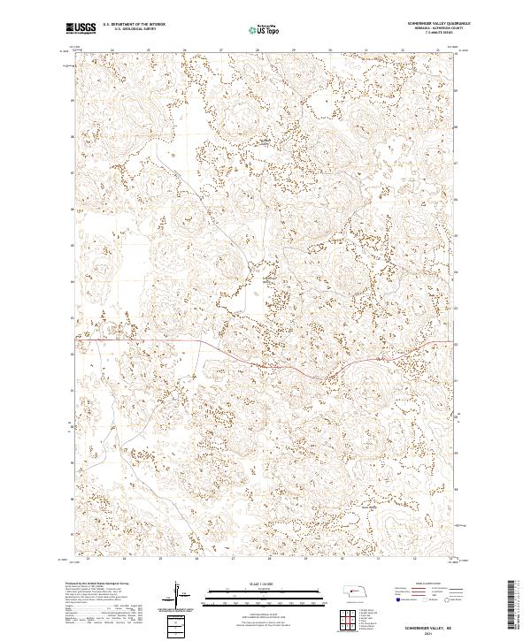Schneringer Valley, NE — USGS 7.5-minute topo (2021)