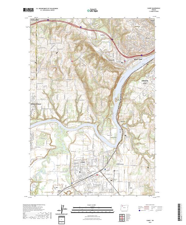 Canby, OR — USGS 7.5-minute topo (2024)