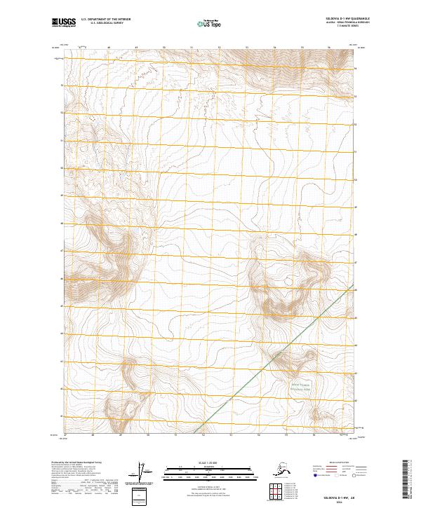 Seldovia D-1 NW, AK — USGS 7.5-minute topo (2024)