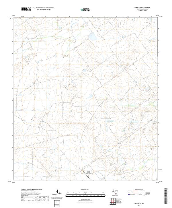 Farias Tank, TX — USGS 7.5-minute topo (2022)