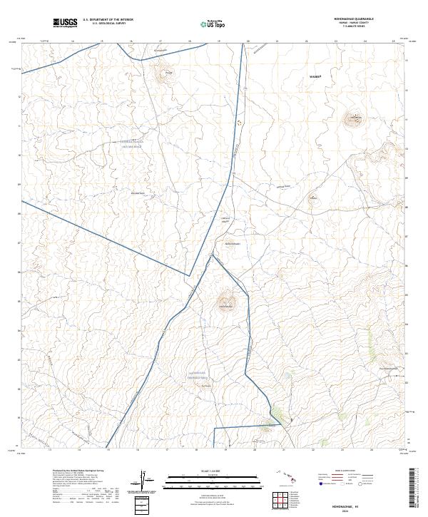 Nohonaohae, HI — USGS 7.5-minute topo (2024)