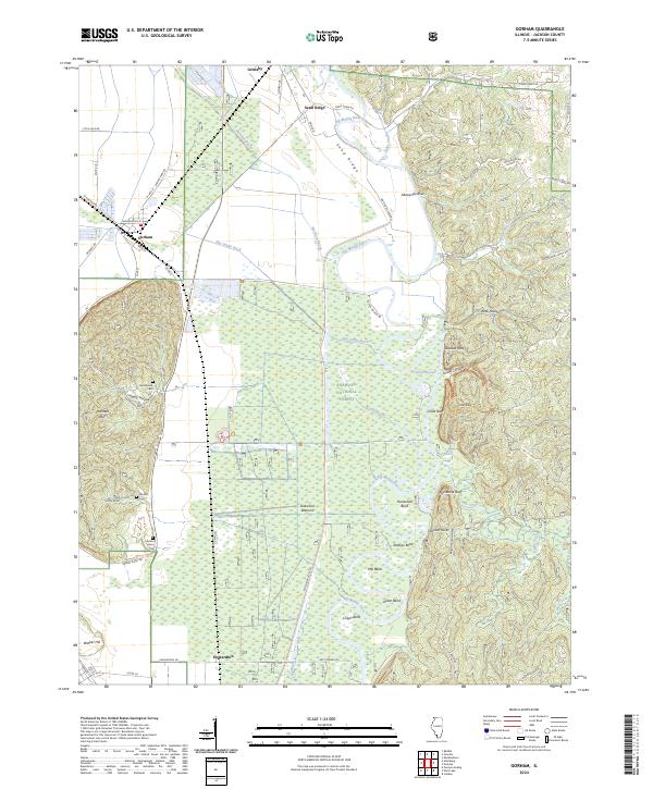 Gorham, IL — USGS 7.5-minute topo (2024)