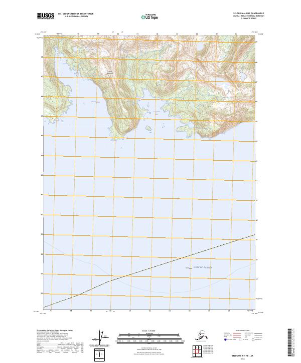 Seldovia A-4 NE, AK — USGS 7.5-minute topo (2024)