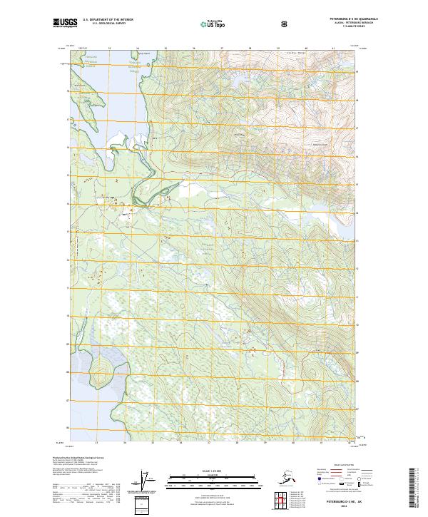 Petersburg D-3 NE, AK — USGS 7.5-minute topo (2024)
