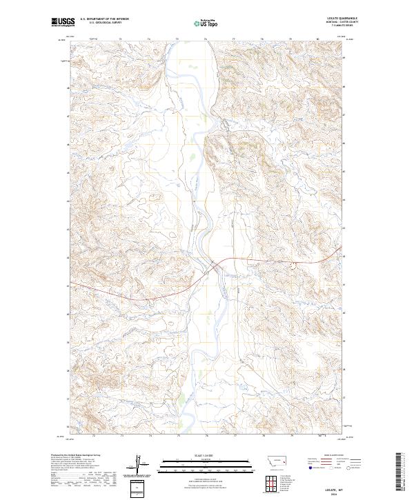 Locate, MT — USGS 7.5-minute topo (2024)