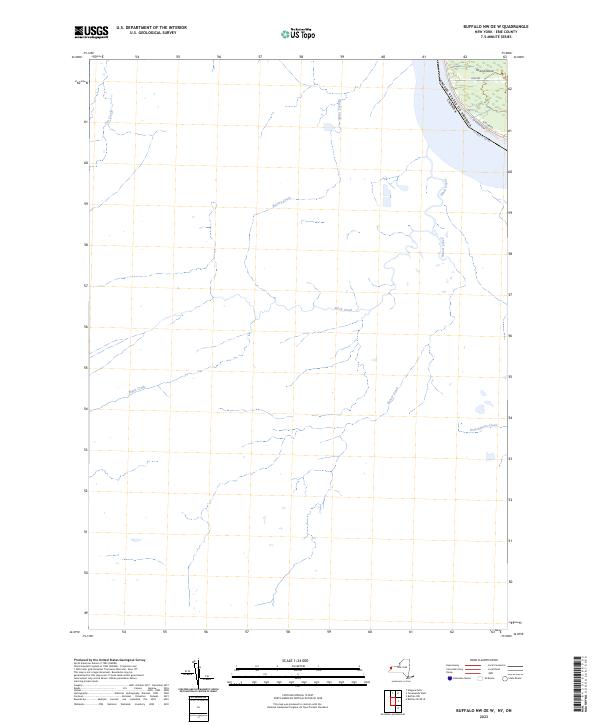 Buffalo NW OE W, NY-ON — USGS 7.5-minute topo (2023)