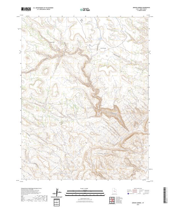 Arsons Garden, UT — USGS 7.5-minute topo (2023)