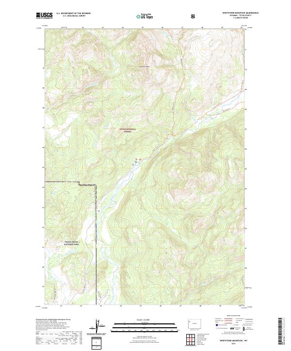Whetstone Mountain, WY — USGS 7.5-minute topo (2021)