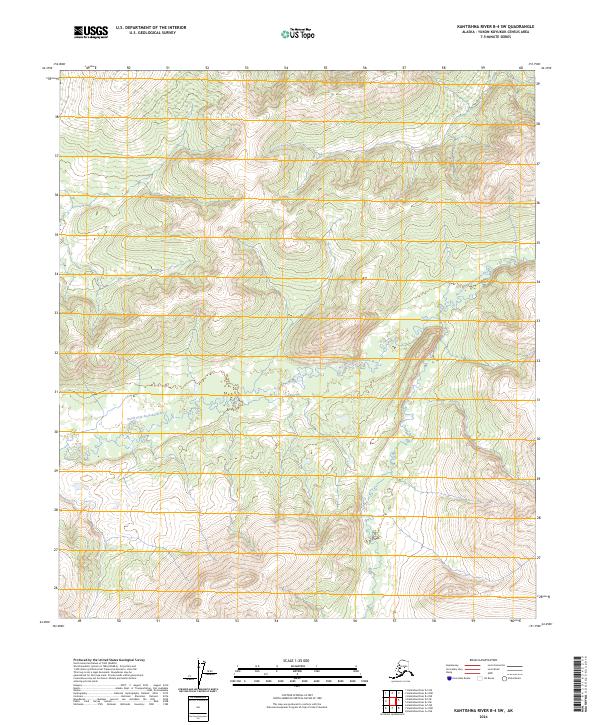 Kantishna River B-4 SW, AK — USGS 7.5-minute topo (2024)