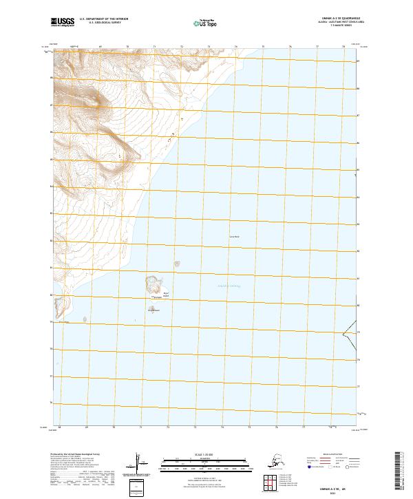 Umnak A-2 SE, AK — USGS 7.5-minute topo (2021)