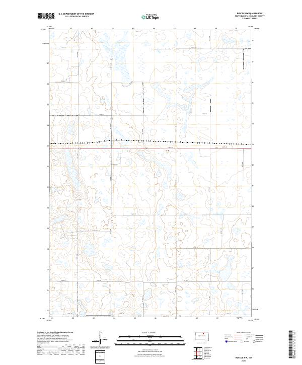Roscoe NW, SD — USGS 7.5-minute topo (2021)