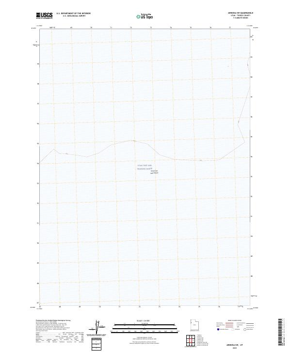 Arinosa SW, UT — USGS 7.5-minute topo (2023)