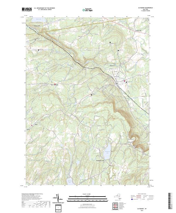 Altamont, NY — USGS 7.5-minute topo (2023)