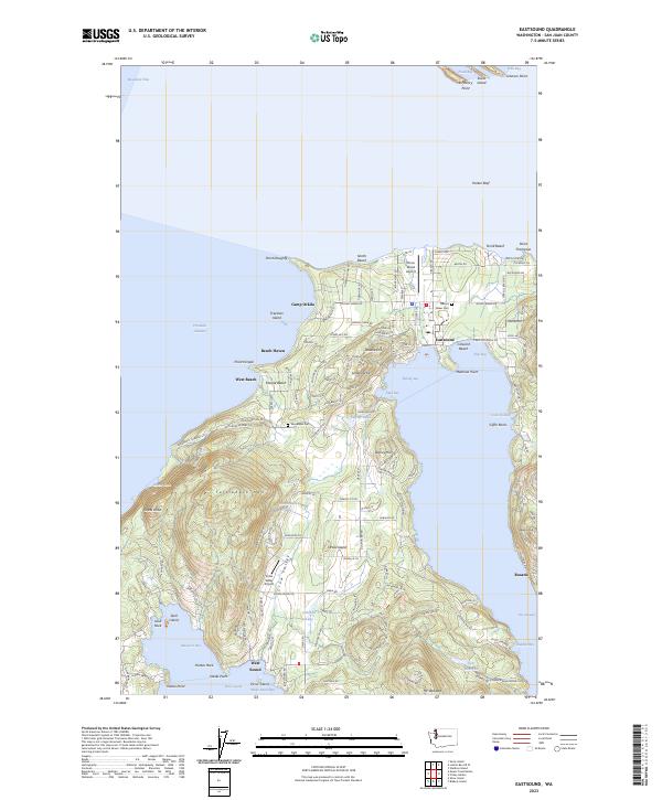 Eastsound, WA — USGS 7.5-minute topo (2023)