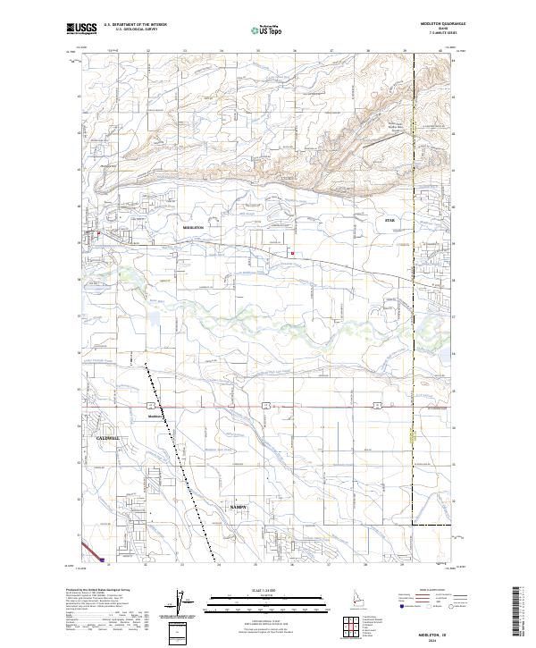 Middleton, ID — USGS 7.5-minute topo (2024)